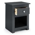 Radley Bedside Cabinet - 1 Drawer - Dark Grey