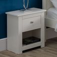 Radley Bedside Cabinet - 1 Drawer - White