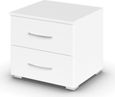 Rauch Aditio 2 Drawer Bedside Cabinet - Alpine White