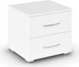 Rauch Aditio 2 Drawer Bedside Cabinet - Alpine White