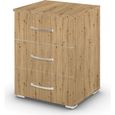 Rauch Aditio 3 Drawer Bedside Cabinet - Artisan Oak