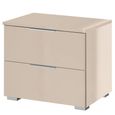 Rauch Alabama 2 Drawer Bedside Cabinet - Champagne