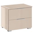 Rauch Alabama 2 Drawer Bedside Cabinet - Champagne