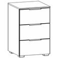 Rauch Alabama 3 Drawer Bedside Cabinet - Alpine White
