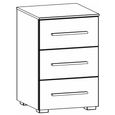 Rauch Alvor 3 Drawer Bedside Cabinet - Sonoma Oak and Alpine White