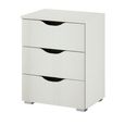Rauch Arnstein 3 Drawer Bedside Cabinet - Alpine White