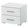 Rauch Base 2 Drawer Bedside Cabinet - Alpine White