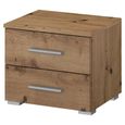 Rauch Base 2 Drawer Bedside Cabinet - Artisan Oak