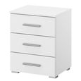 Rauch Base 3 Drawer Bedside Cabinet - Alpine White