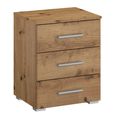 Rauch Base 3 Drawer Bedside Cabinet - Artisan Oak