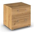 Rauch Evelyn 2 Drawer Bedside Cabinet - Wild Oak