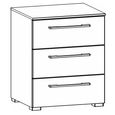 Rauch Skat Pure 3 Drawer Bedside Cabinet - Alpine White