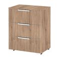 Rauch Texas 3 Drawer Bedside Cabinet - Sonoma Oak