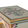 Raya Bedside Cabinet - Mango Wood - Painted - 2 Door