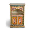 Raya Bedside Cabinet - Mango Wood - Painted - 2 Door
