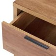 Stockwell Bedside Cabinet - 1 Drawer - Rustic Oak