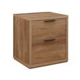 Stockwell Bedside Cabinet - 2 Drawer - Rustic Oak
