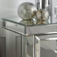 Valencia Bedside Cabinet - 3 Drawer - Mirrored
