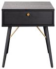 Barcelona Bedside Table - Black