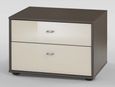 Tokio Bedside Cabinet - 2 Drawer - Glass Front - Variation Available