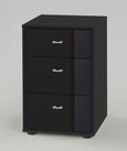Tokio Bedside Cabinet - 3 Drawer - Variation Available