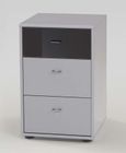 Tokio Bedside Cabinet - 3 Drawer - Alpine White - Variation Available