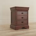 Antoinette Bedside Cabinet - 3 Drawer - Cherrywood