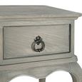 Camille Bedside Table - 1 Drawer - Grey Oak