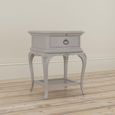 Etienne Bedside Table - 1 Drawer - Grey