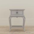 Etienne Bedside Table - 1 Drawer - Grey