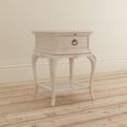 Ivory Bedside Table - 1 Drawer