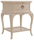 Ivory Bedside Table - 1 Drawer
