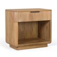 Wrenley Bedside Cabinet - 1 Drawer - Natural - Mango Wood