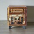 Zangird Bedside Cabinet - 1 Door - Recycled Wood