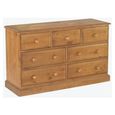 Henbury Pine 3+4 Drawer Wide Chest