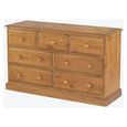 Henbury Pine 3+4 Drawer Wide Chest