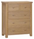 Hayley Chest - 2+3 Drawer - Oak