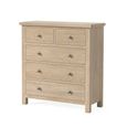 Modern Country Oak - Chest of Drawers - 2+3 Drawer