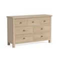 Modern Country Oak - Wide Chest of Drawers - 3+4 Drawer