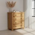 Salisbury Premium Chest - 4 Drawer - Oak