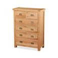Salisbury Premium Chest - 2+4 Drawer - Oak