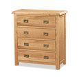 Salisbury Premium Chest - 4 Drawer - Oak