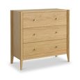 Paris Chest - 3 Drawer - Oak