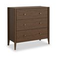 Paris Chest - 3 Drawer - Dark Oak