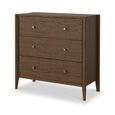 Paris Chest - 3 Drawer - Dark Oak