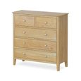 Bath Chest of Drawers - 2+3 Drawer - Oak