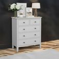 Stowe Chest - 2+3 Drawer - Grey