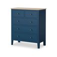 Marlow Chest of Drawers - 2+3 Drawer - Blue