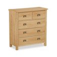 Salisbury Lite Chest - 2+3 Drawer - Oak