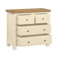 Lundy Chest - 2+2 Drawer - Ivory Painted